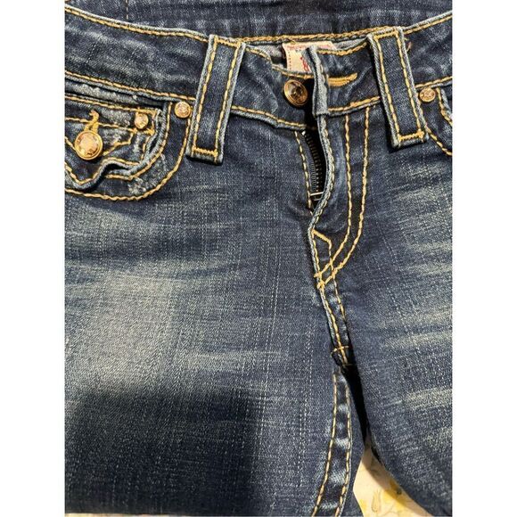 True Religion flared Jean jeweled buttons 27 - Picture 4 of 8